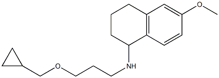 N-[3-(cyclopropylmethoxy)propyl]-6-methoxy-1,2,3,4-tetrahydronaphthalen-1-amine