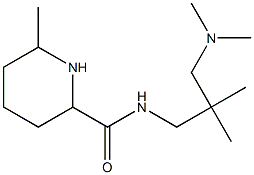 N-[3-(dimethylamino)-2,2-dimethylpropyl]-6-methylpiperidine-2-carboxamide Struktur