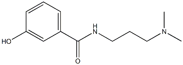 N-[3-(dimethylamino)propyl]-3-hydroxybenzamide,,结构式