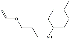 N-[3-(ethenyloxy)propyl]-4-methylcyclohexan-1-amine