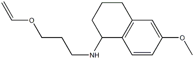 N-[3-(ethenyloxy)propyl]-6-methoxy-1,2,3,4-tetrahydronaphthalen-1-amine Struktur