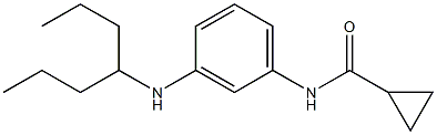  N-[3-(heptan-4-ylamino)phenyl]cyclopropanecarboxamide