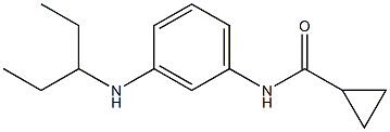  N-[3-(pentan-3-ylamino)phenyl]cyclopropanecarboxamide