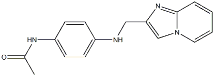 N-[4-({imidazo[1,2-a]pyridin-2-ylmethyl}amino)phenyl]acetamide Structure
