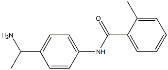 N-[4-(1-aminoethyl)phenyl]-2-methylbenzamide Struktur