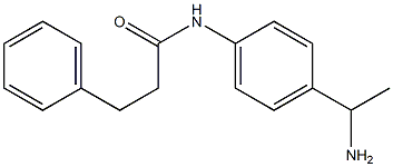 N-[4-(1-aminoethyl)phenyl]-3-phenylpropanamide