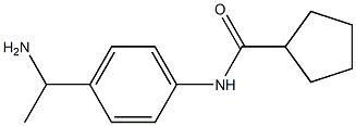 N-[4-(1-aminoethyl)phenyl]cyclopentanecarboxamide|