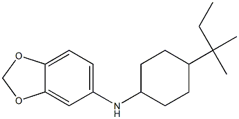  N-[4-(2-methylbutan-2-yl)cyclohexyl]-2H-1,3-benzodioxol-5-amine