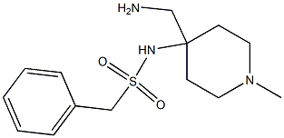 N-[4-(aminomethyl)-1-methylpiperidin-4-yl]-1-phenylmethanesulfonamide 化学構造式