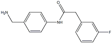  N-[4-(aminomethyl)phenyl]-2-(3-fluorophenyl)acetamide