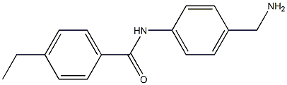 N-[4-(aminomethyl)phenyl]-4-ethylbenzamide Structure