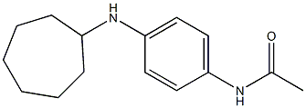 N-[4-(cycloheptylamino)phenyl]acetamide Structure