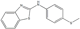 N-[4-(methylsulfanyl)phenyl]-1,3-benzothiazol-2-amine Structure