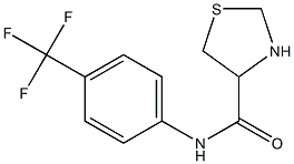  N-[4-(trifluoromethyl)phenyl]-1,3-thiazolidine-4-carboxamide