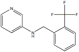 N-{[2-(trifluoromethyl)phenyl]methyl}pyridin-3-amine Structure