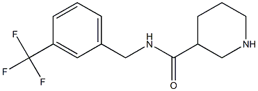 N-{[3-(trifluoromethyl)phenyl]methyl}piperidine-3-carboxamide Structure