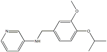 N-{[3-methoxy-4-(propan-2-yloxy)phenyl]methyl}pyridin-3-amine,,结构式