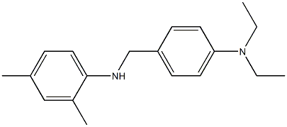 N-{[4-(diethylamino)phenyl]methyl}-2,4-dimethylaniline Structure