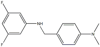 N-{[4-(dimethylamino)phenyl]methyl}-3,5-difluoroaniline Structure