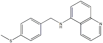 N-{[4-(methylsulfanyl)phenyl]methyl}quinolin-5-amine