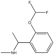 N-{1-[2-(difluoromethoxy)phenyl]ethyl}-N-methylamine Struktur