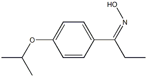 N-{1-[4-(propan-2-yloxy)phenyl]propylidene}hydroxylamine Structure