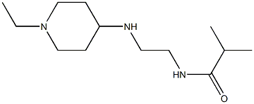 N-{2-[(1-ethylpiperidin-4-yl)amino]ethyl}-2-methylpropanamide Structure