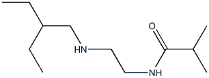 N-{2-[(2-ethylbutyl)amino]ethyl}-2-methylpropanamide 结构式