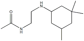 N-{2-[(3,3,5-trimethylcyclohexyl)amino]ethyl}acetamide Structure