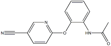 N-{2-[(5-cyanopyridin-2-yl)oxy]phenyl}acetamide