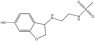 N-{2-[(6-hydroxy-2,3-dihydro-1-benzofuran-3-yl)amino]ethyl}methanesulfonamide