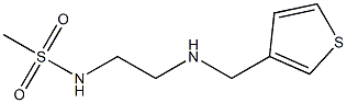  N-{2-[(thiophen-3-ylmethyl)amino]ethyl}methanesulfonamide