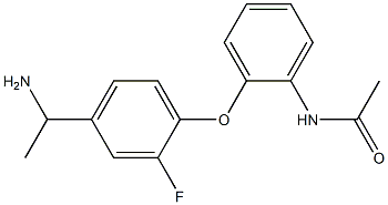 N-{2-[4-(1-aminoethyl)-2-fluorophenoxy]phenyl}acetamide