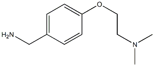 N-{2-[4-(aminomethyl)phenoxy]ethyl}-N,N-dimethylamine,,结构式