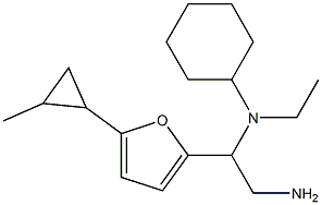 N-{2-amino-1-[5-(2-methylcyclopropyl)furan-2-yl]ethyl}-N-ethylcyclohexanamine