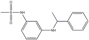 N-{3-[(1-phenylethyl)amino]phenyl}methanesulfonamide|