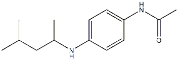 N-{4-[(4-methylpentan-2-yl)amino]phenyl}acetamide Structure