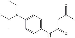 N-{4-[ethyl(propan-2-yl)amino]phenyl}-3-oxobutanamide Struktur
