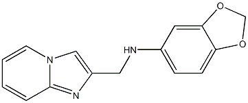N-{imidazo[1,2-a]pyridin-2-ylmethyl}-2H-1,3-benzodioxol-5-amine Struktur