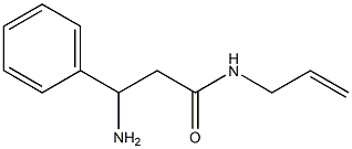 N-allyl-3-amino-3-phenylpropanamide Structure