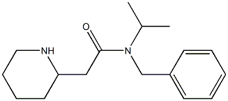 N-benzyl-2-(piperidin-2-yl)-N-(propan-2-yl)acetamide Structure