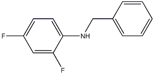 N-benzyl-2,4-difluoroaniline Struktur