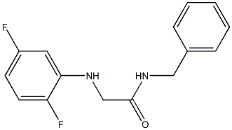 N-benzyl-2-[(2,5-difluorophenyl)amino]acetamide Structure