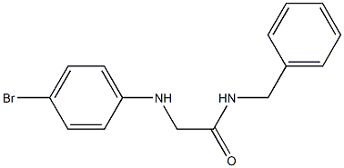 N-benzyl-2-[(4-bromophenyl)amino]acetamide Structure