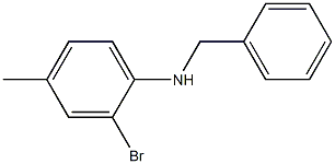 N-benzyl-2-bromo-4-methylaniline Structure