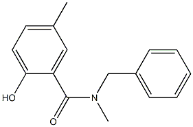 N-benzyl-2-hydroxy-N,5-dimethylbenzamide Struktur