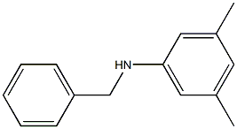 N-benzyl-3,5-dimethylaniline Structure