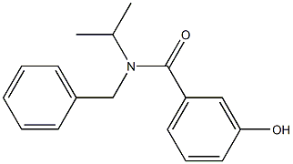 N-benzyl-3-hydroxy-N-(propan-2-yl)benzamide Structure