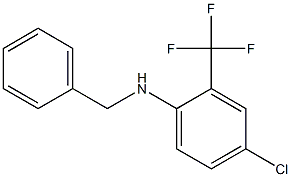 N-benzyl-4-chloro-2-(trifluoromethyl)aniline Structure