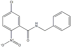 N-benzyl-5-chloro-2-nitrobenzamide 化学構造式